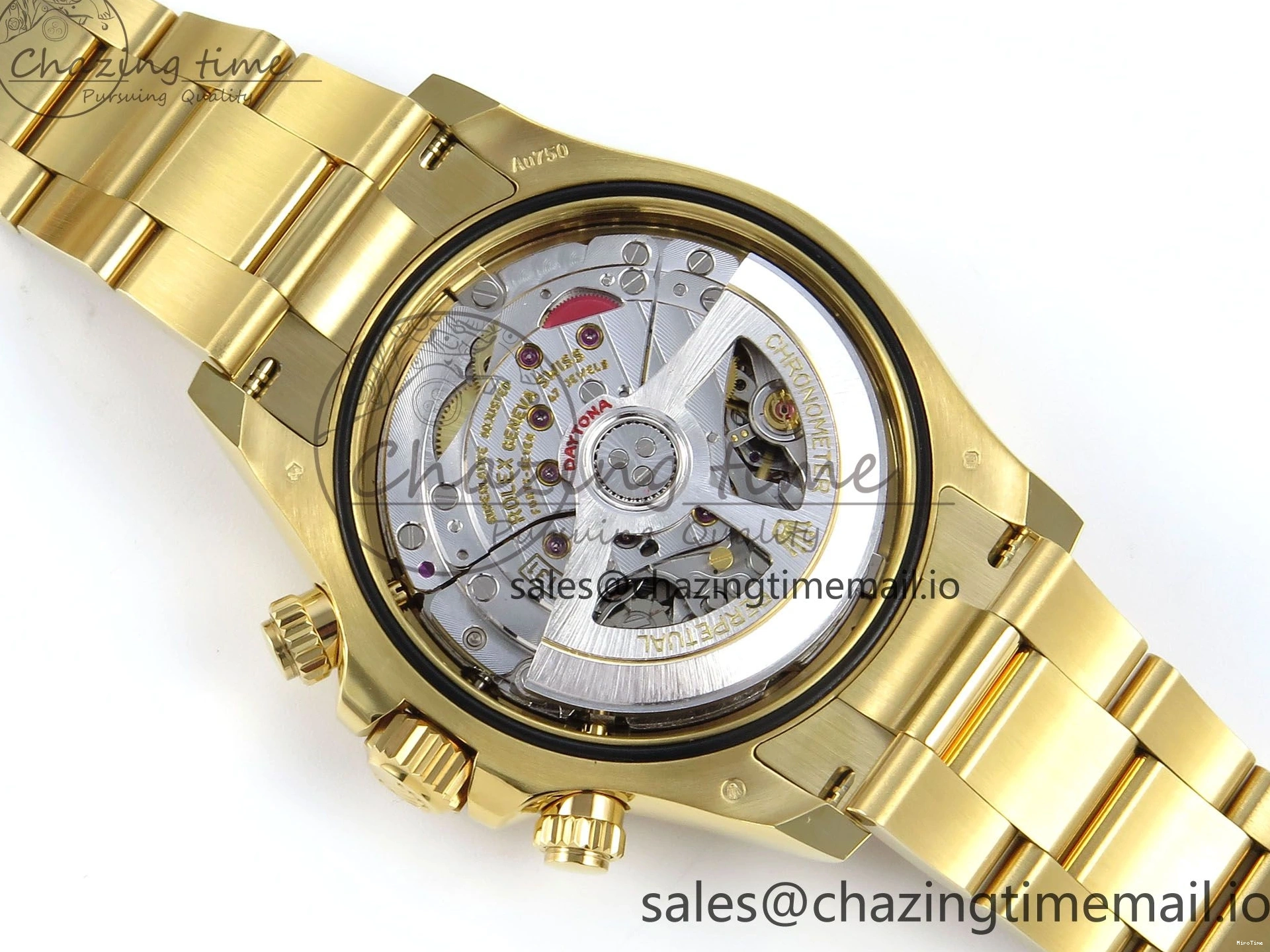 MiroTime 0305 TimelessDesign Daytona 126508 APSF 1:1 Best Edition Black Dial on YG Braclet SH 742